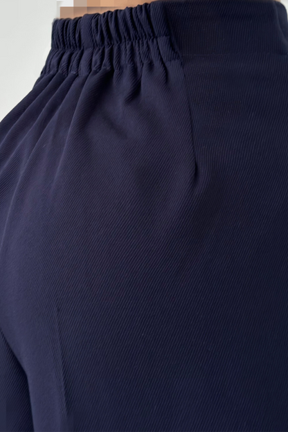 Pantalon taille haute à jambes larges pour femmes | Business décontracté