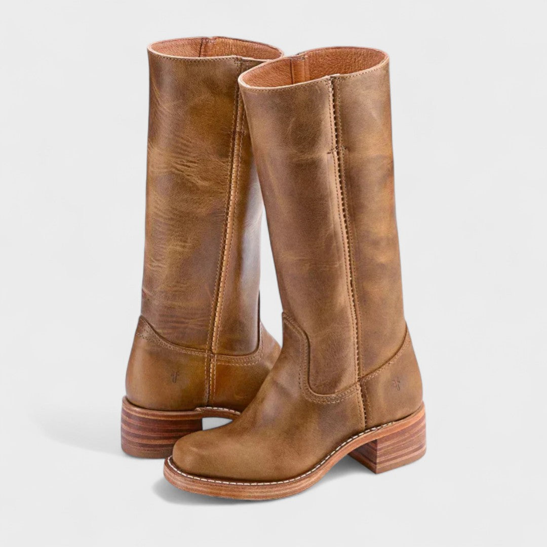 Bottines cowboy à plateforme pour femme