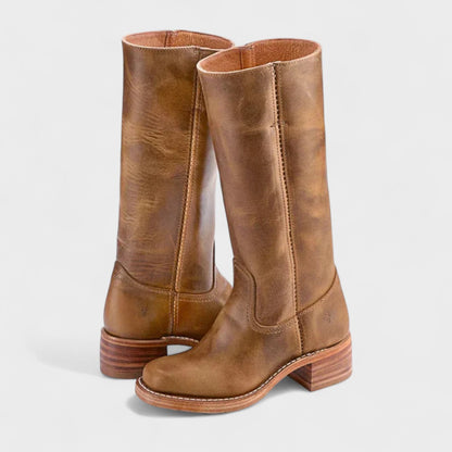 Bottines cowboy à plateforme pour femme