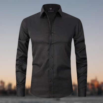 Chemise élégante stretch homme | Manches longues