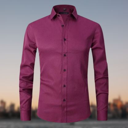Chemise formelle à boutons homme | Manches longues