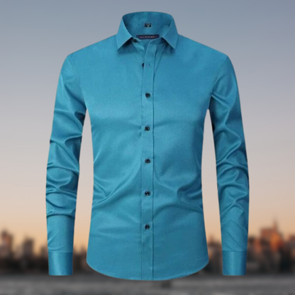 Chemise élégante stretch homme | Manches longues