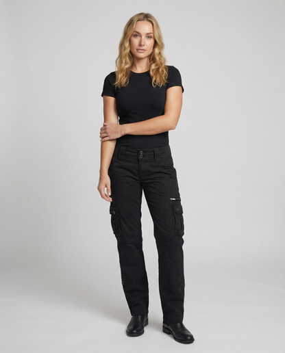 Pantaloni cargo da donna per escursioni | con più tasche
