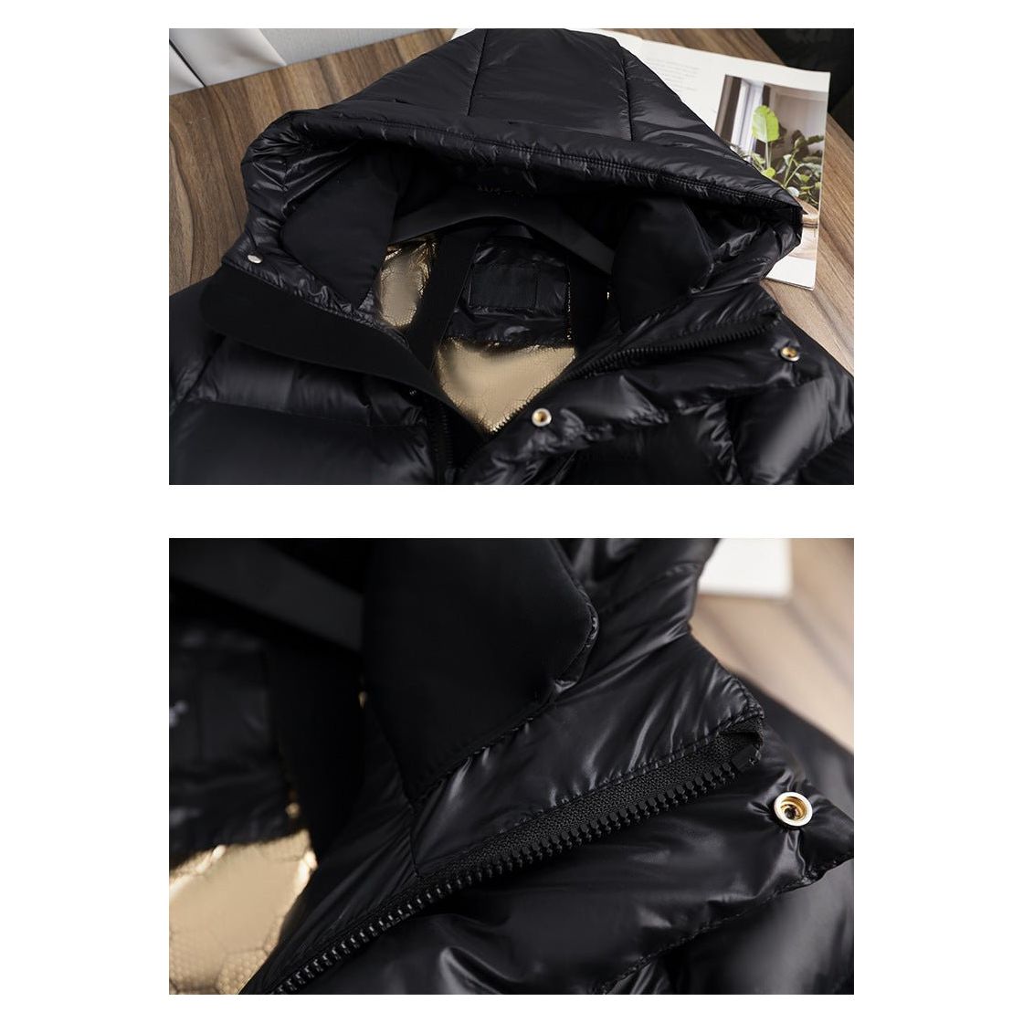 Chaqueta Larga de Plumas para Mujer | Impermeable