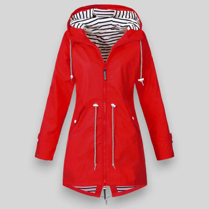 Veste d'hiver imperméable longue et élégante pour femme