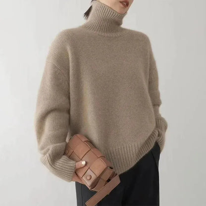 Jersey de cuello alto para mujer | Largo