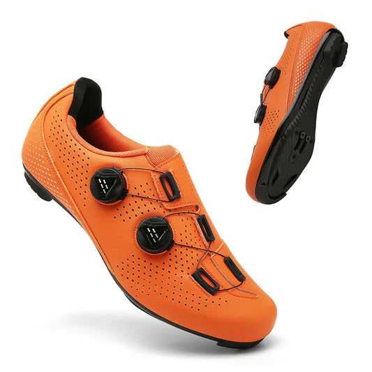 Chaussures de vélo de course homme | avec système de laçage rotatif