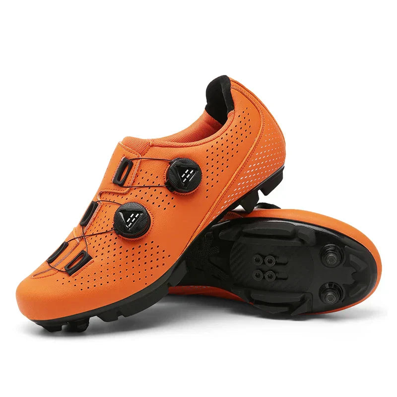 Chaussures de vélo de course homme | avec système de laçage rotatif