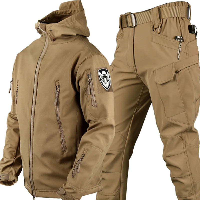 Chaqueta y Pantalón de Invierno Impermeables para Hombre | Softshell