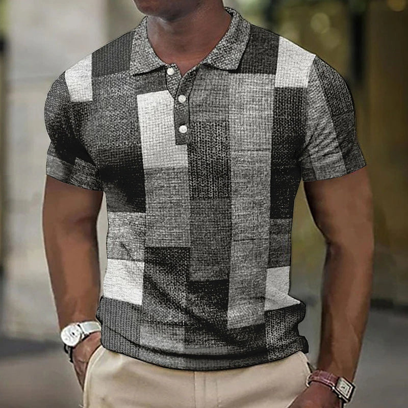 Polo color block da uomo | Manica corta