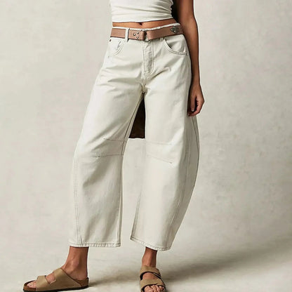 Jean baggy décontracté femme | Confortable