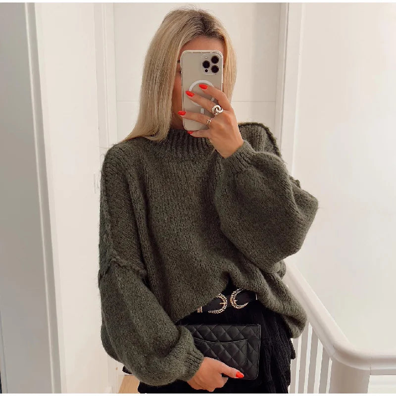 Damen Strick Pullover | Oversize