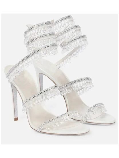 Sandales stilettos femme | à talons hauts