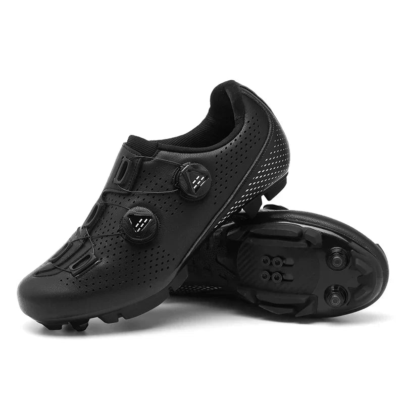Chaussures de vélo de course homme | avec système de laçage rotatif