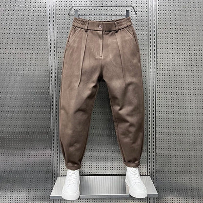 Pantalon élégant chiné homme | long