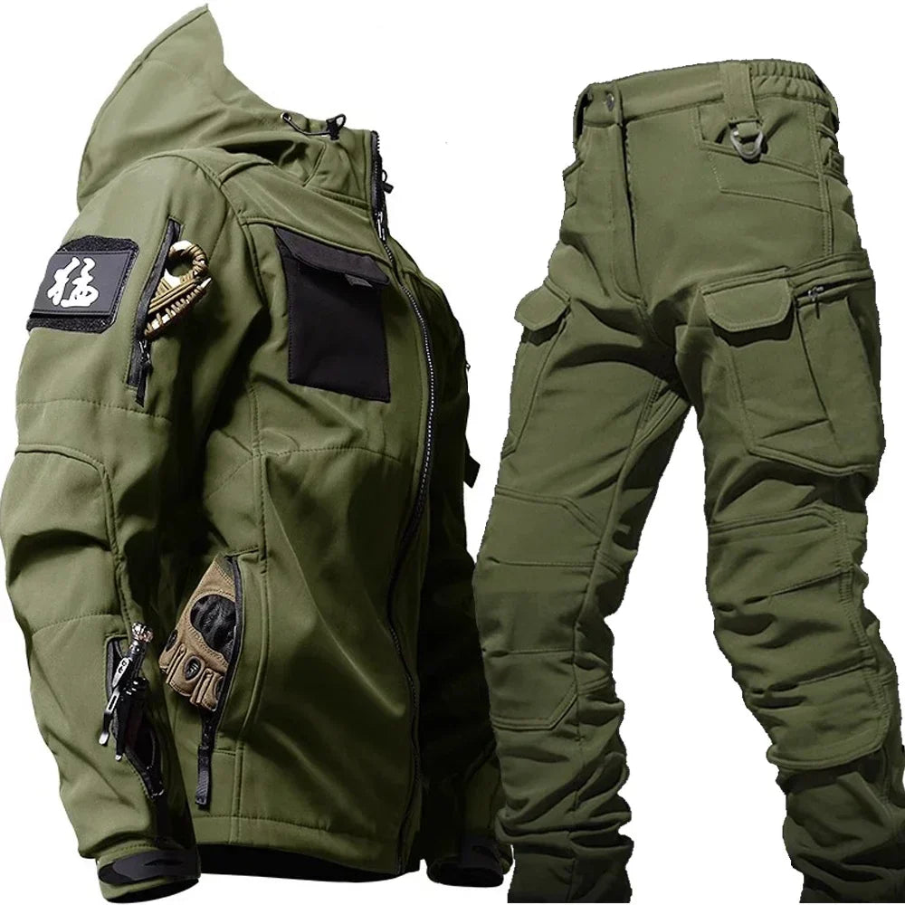 Herren Warm Winterjacke und Hose | Wasserdicht
