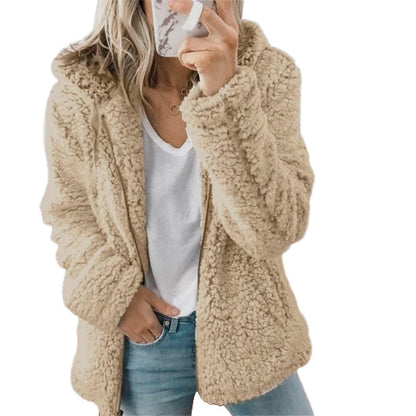 Damen Teddy Mantel | Warm