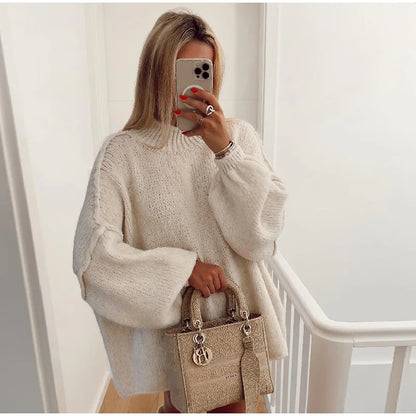 Damen Strick Pullover | Oversize
