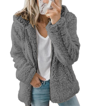 Damen Teddy Mantel | Warm
