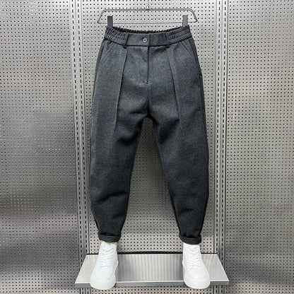 Pantalon élégant chiné homme | long