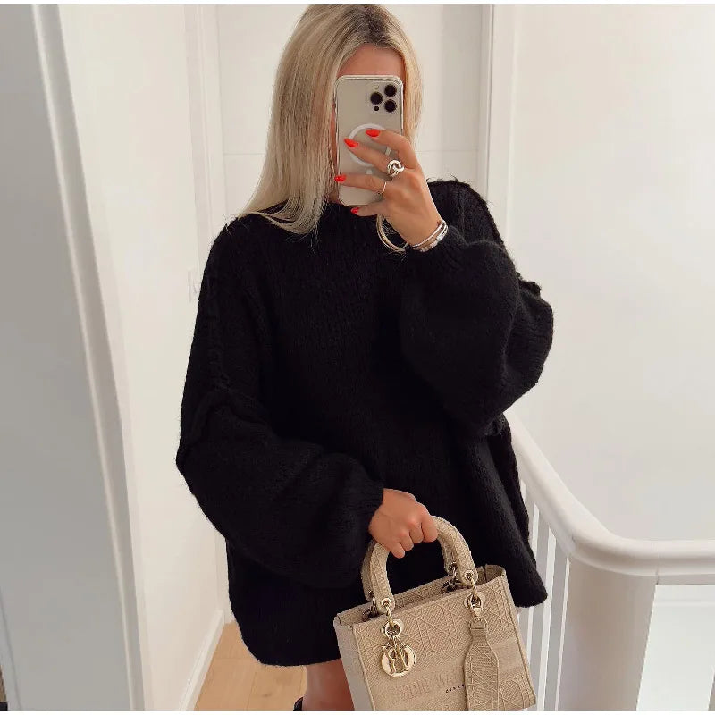 Damen Strick Pullover | Oversize