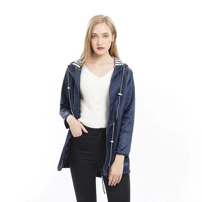 Chaqueta de invierno impermeable para mujer | Larga