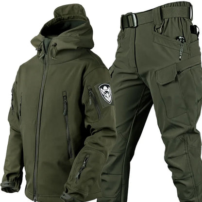 Chaqueta y Pantalón de Invierno Impermeables para Hombre | Softshell