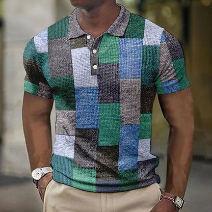 Polo color block da uomo | Manica corta