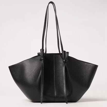 Grand sac fourre-tout pour femmes | avec détail nœud et longues anses
