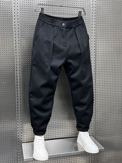 Pantalon élégant chiné homme | long