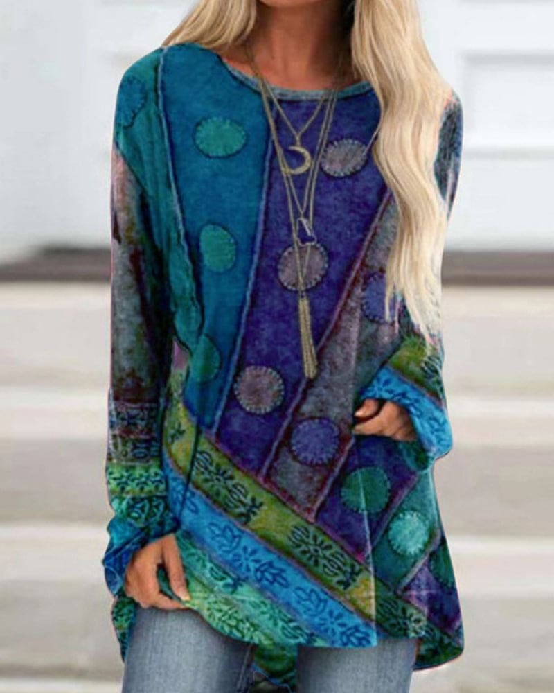 Top rétro long femme | Aéré