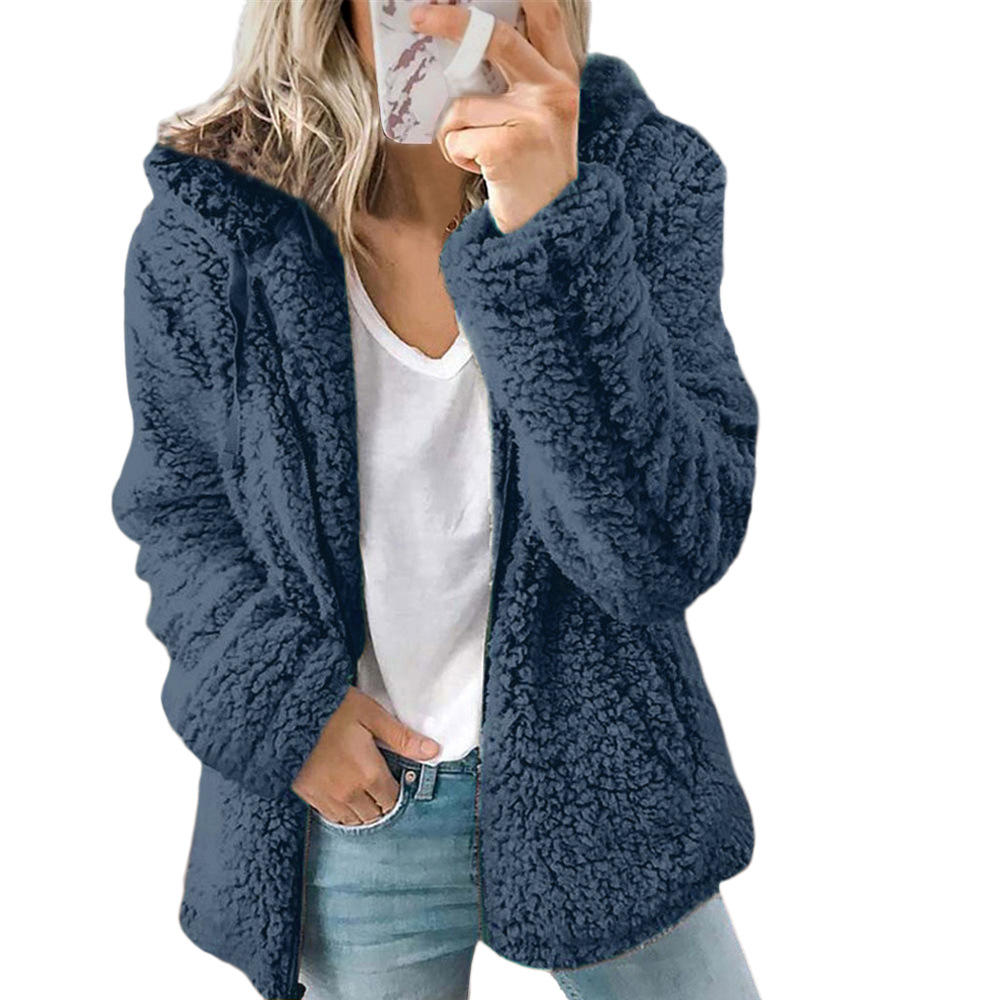 Damen Teddy Mantel | Warm