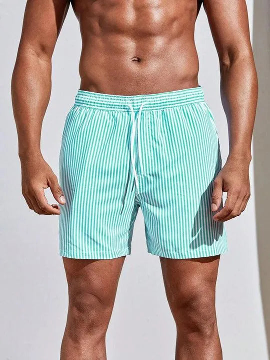 Short de bain rayé homme | Été