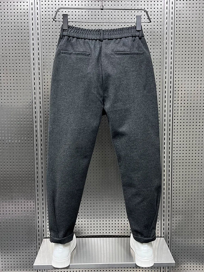 Pantalon élégant chiné homme | long