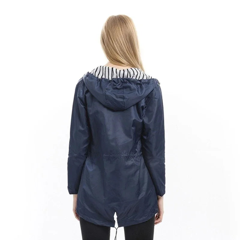 Chaqueta de invierno impermeable para mujer | Larga