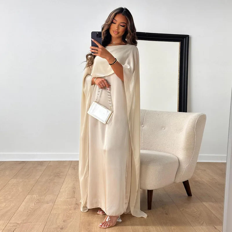 Women's Satin Party Dress | Maxi