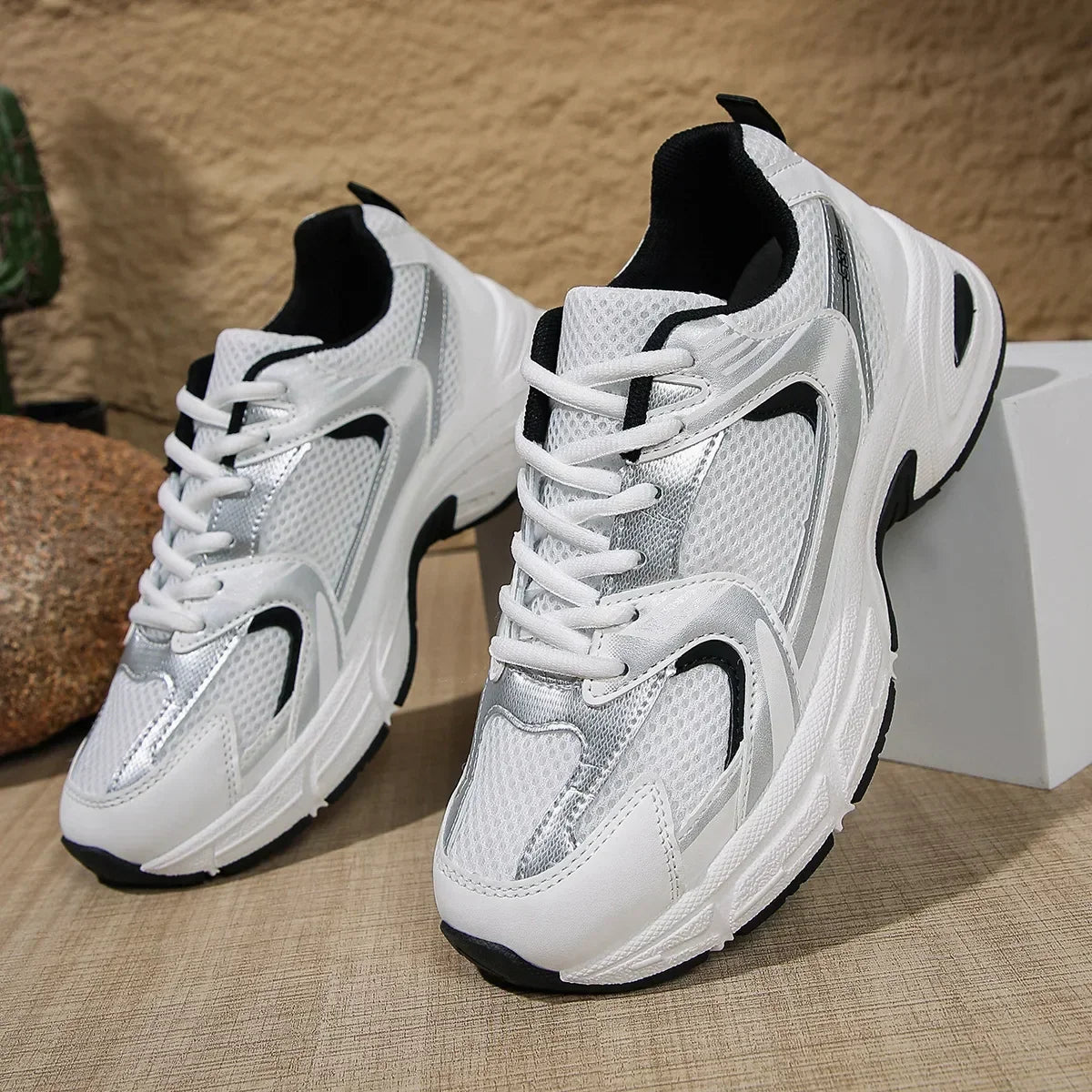 Sneaker chunky da donna | Con lacci