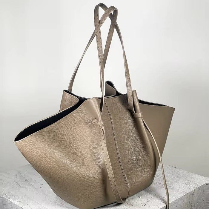 Grand sac fourre-tout pour femmes | avec détail nœud et longues anses
