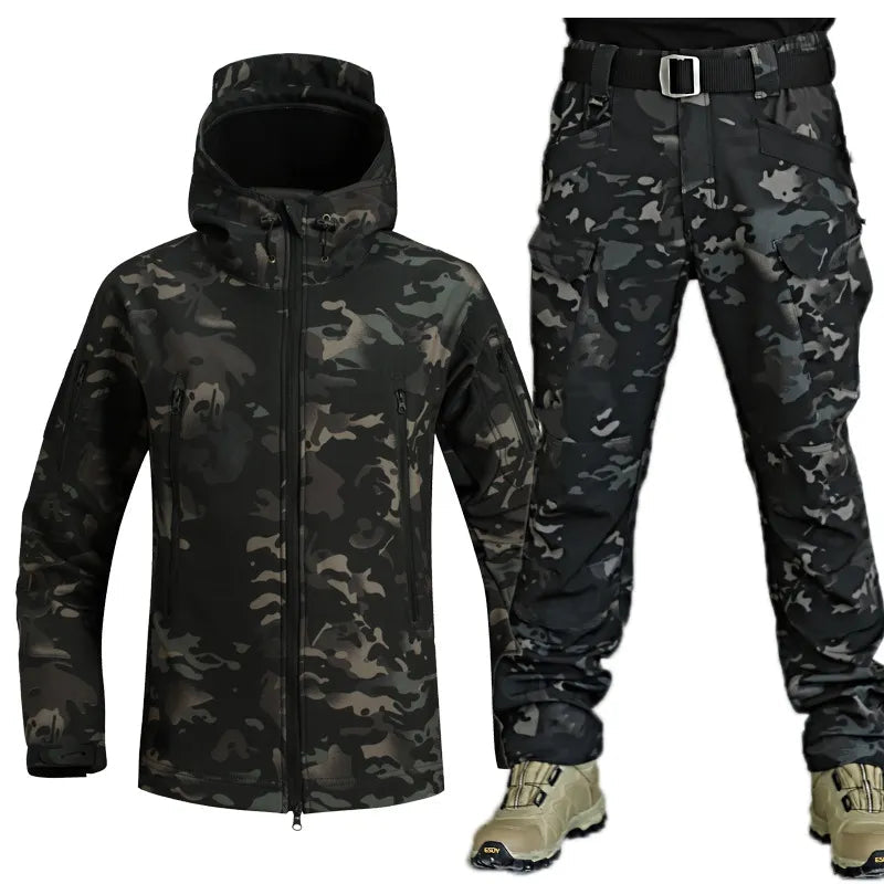 Veste et pantalon d'hiver imperméables pour hommes | Fonctionnelle