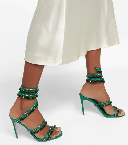 Sandales stilettos femme | à talons hauts