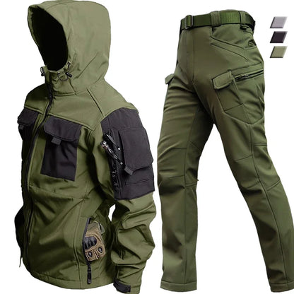 Herren Warm Winterjacke und Hose | Wasserdicht