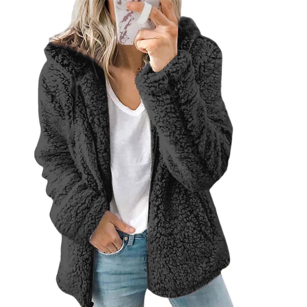 Damen Teddy Mantel | Warm