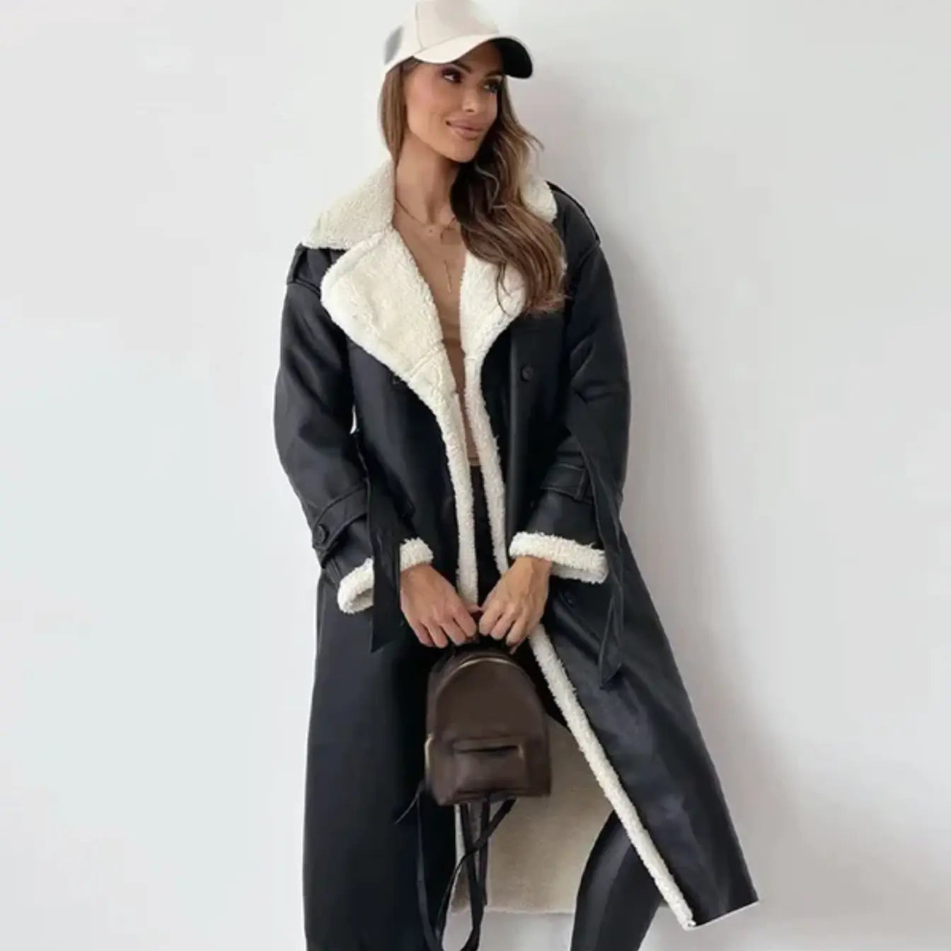 Doudoune longue femme | Doublée polaire