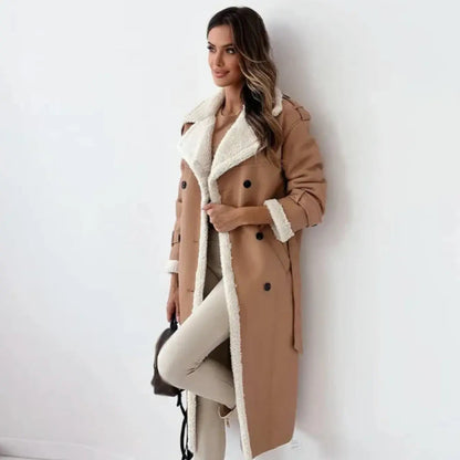 Doudoune longue femme | Doublée polaire