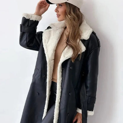 Doudoune longue femme | Doublée polaire