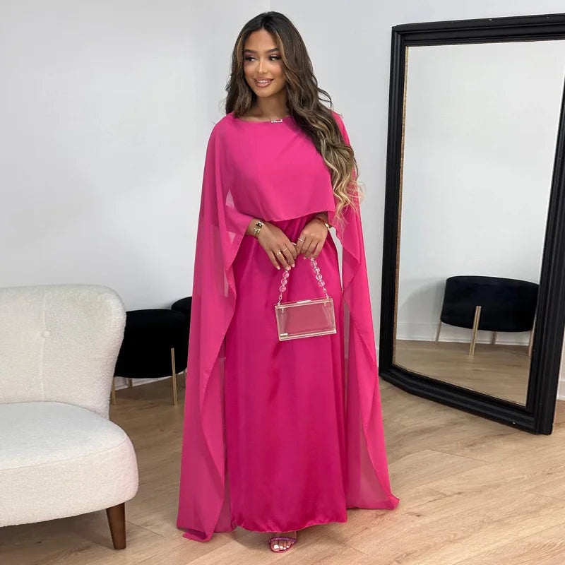 Women's Satin Party Dress | Maxi