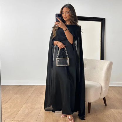 Women's Satin Party Dress | Maxi