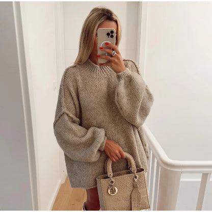 Damen Strick Pullover | Oversize