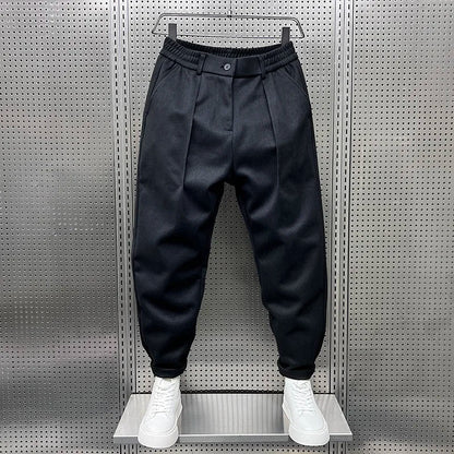 Pantalon élégant chiné homme | long