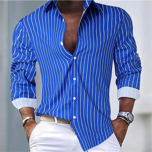 Chemise rayée homme | Respirante
